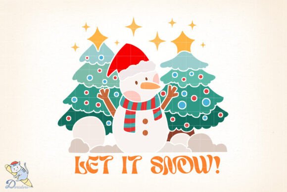 Boho Winter Let It Snow: A Personalized Art Experience
