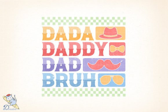 Dada Daddy Dad Bruh: A Versatile Digital Art Asset for Print and Design Projects