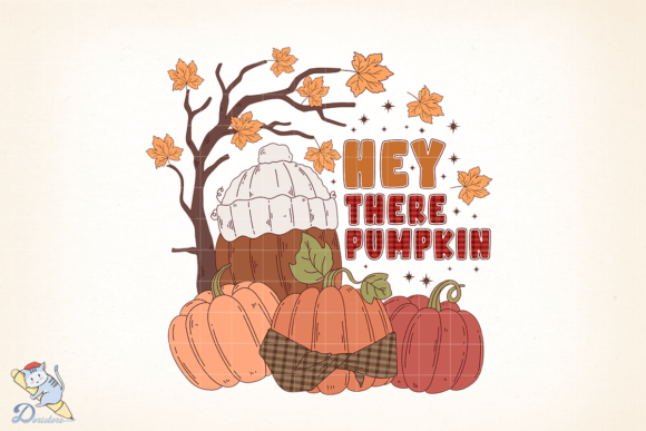 Hey There Pumpkin: A Versatile Digital Art Design